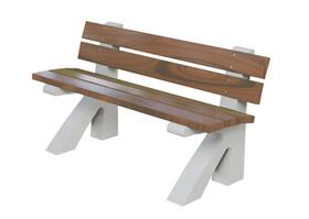 Městský mobiliář: Betonová lavička A
