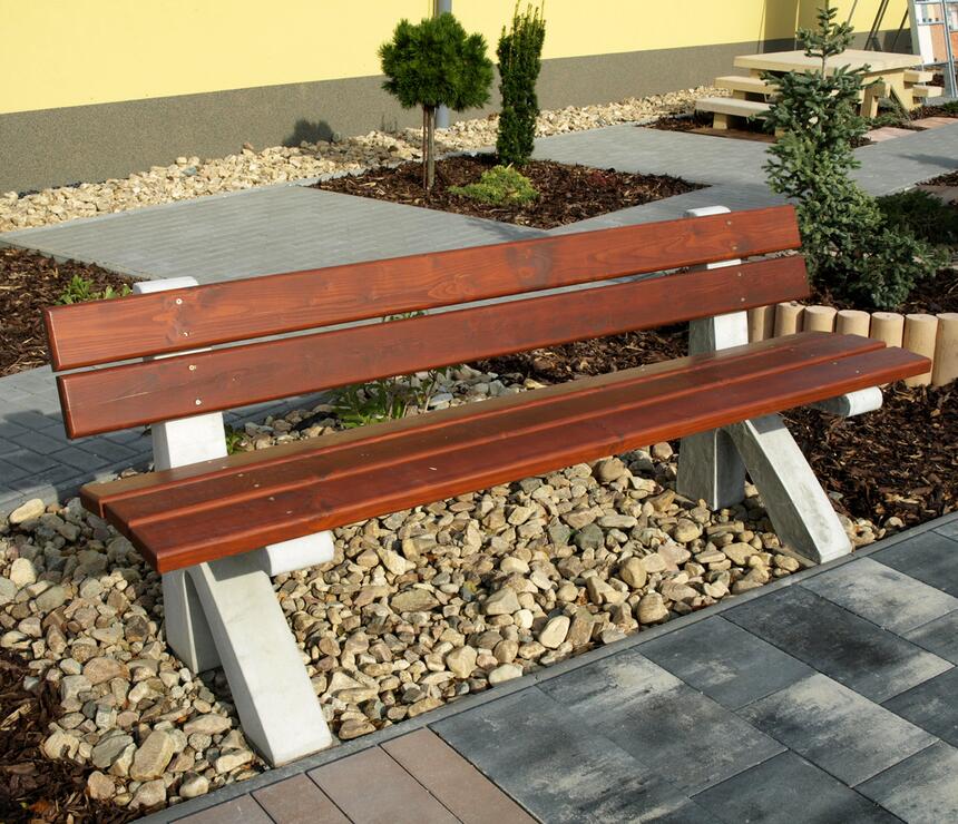 Městský mobiliář: Betonová lavička A - #1 - foto č.2