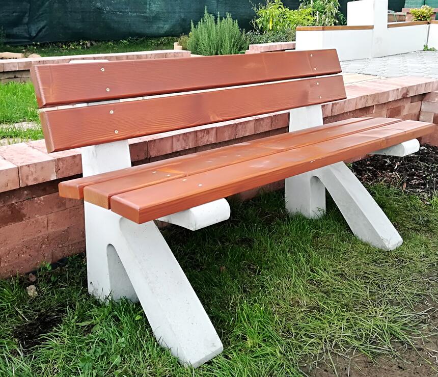 Městský mobiliář: Betonová lavička A - #3 - foto č.4