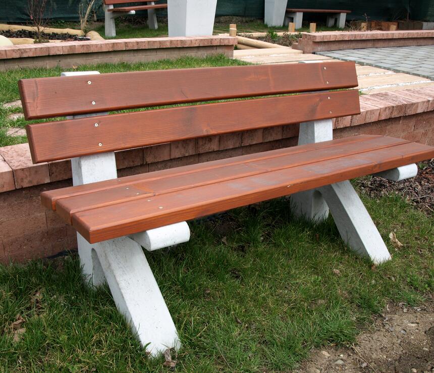 Městský mobiliář: Betonová lavička A - #5 - foto č.6