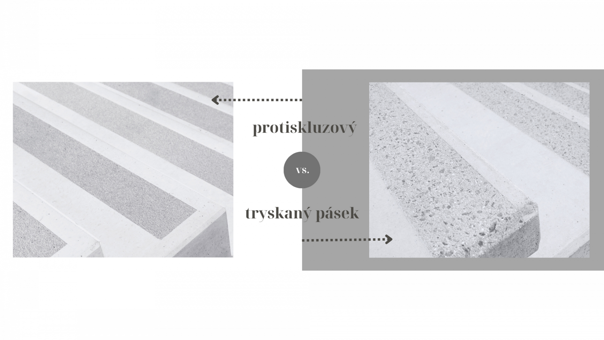 Nemůžete se rozhodnout mezi tryskaným a protiskluzovým povrchem?