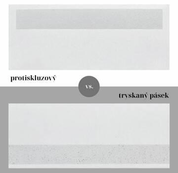 Nemůžete se rozhodnout mezi tryskaným a protiskluzovým povrchem?