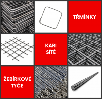 Novinka na e-shopu: Betonářská ocel nově v nabídce