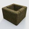 Betonová plotová tvárnice GARDELOT® sloupová 30x30 - GRL 30/30/20 hrubý povrch pis