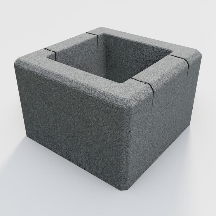 Betonová plotová tvárnice GARDELOT® sloupová 30x30 - GRL 30/30/20 jemný povrch nat