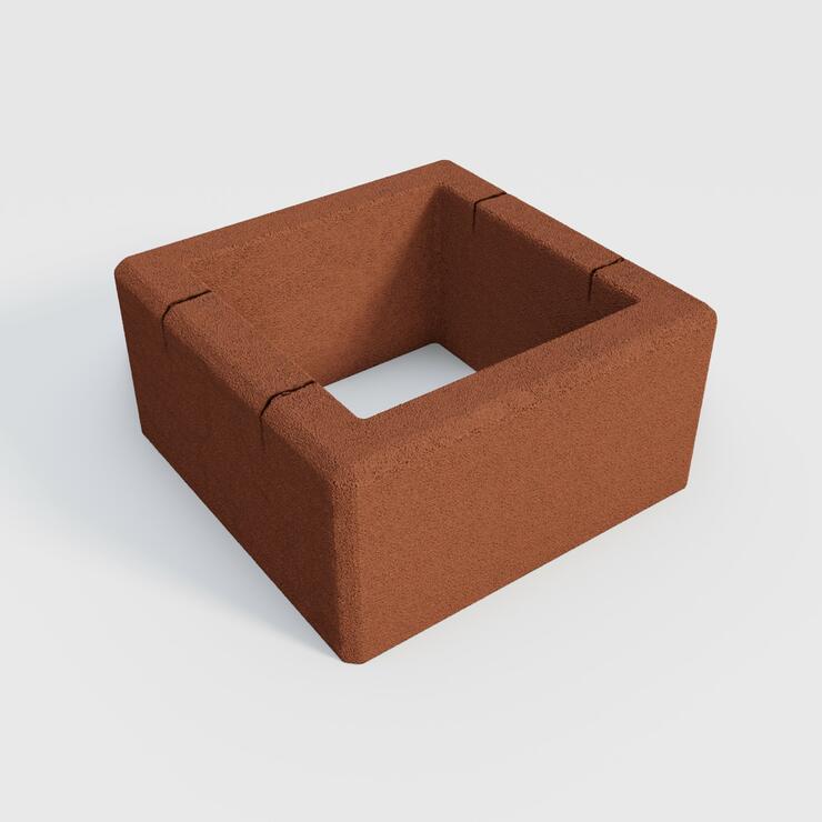 Betonová plotová tvárnice GARDELOT® sloupová 40x40 - GRL 40/40/20 jemný povrch cer