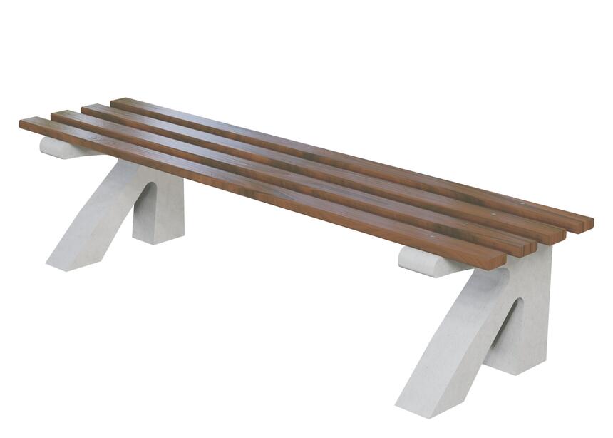 Městský mobiliář: Betonová lavička C - LAV C - 200/54/45
