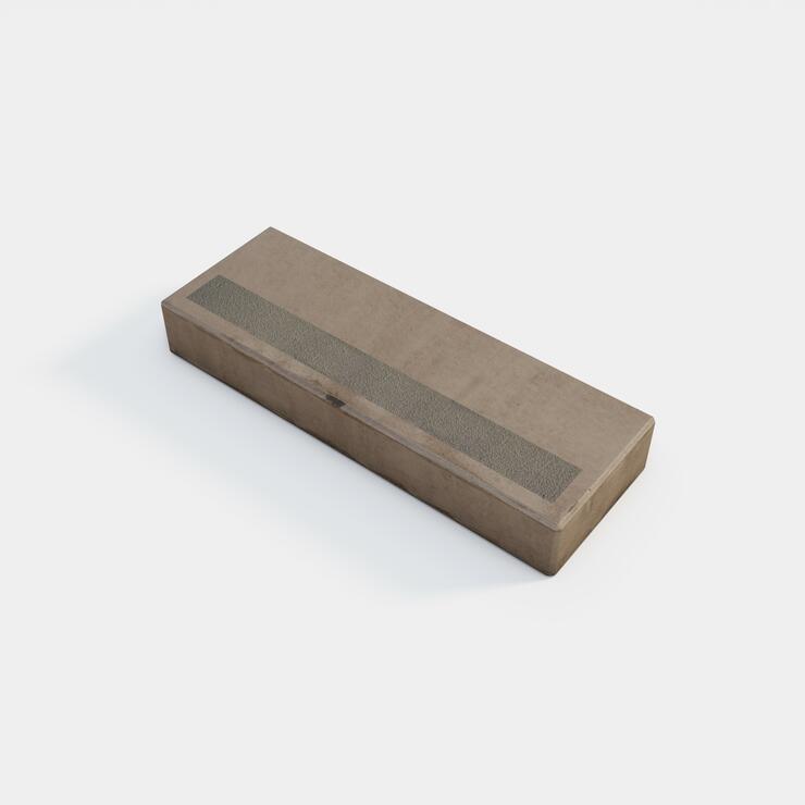 Betonový schodišťový blok / schod 100x35x15 - SBB 100/35/15 kar protiskluzový pásek