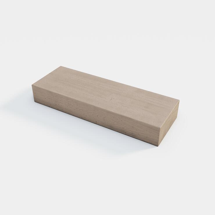 Betonový schod / schodišťový blok DEKOR dřevo - DB 100/35/15 bez