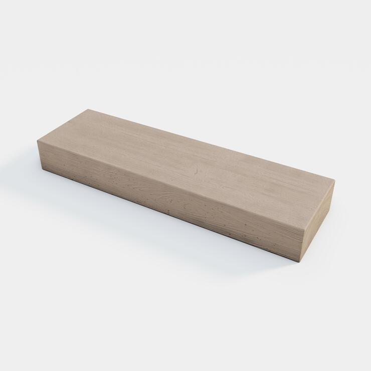 Betonový schod / schodišťový blok DEKOR dřevo - DB 120/35/15 bez