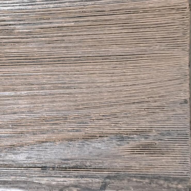 Betonová plotová hlavice GARDELOT® reliéf dřevo - Hlavice 39/39/7 dřevo ebony