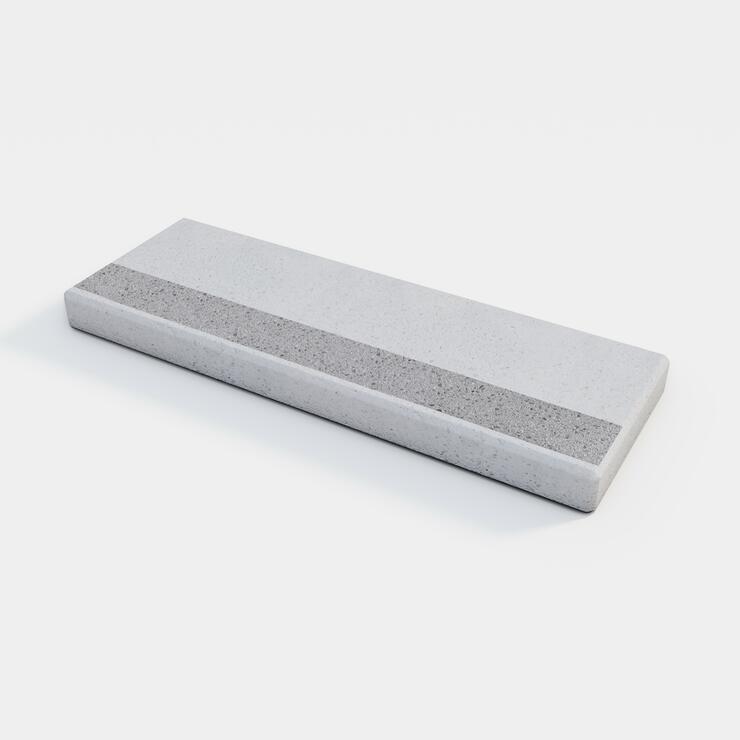 Betonová schodišťová deska (schod) 100x35x8 - SDB 100/35/8 nat tryskaný pásek