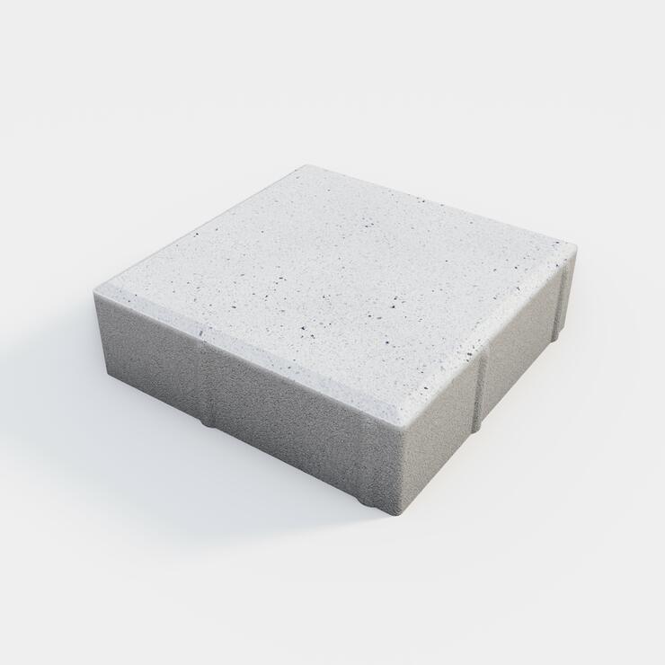 Dlažební kameny z betonu: GRANIT® 20x20 - GRANIT 20/20/6 II jemně vymývaná bílá