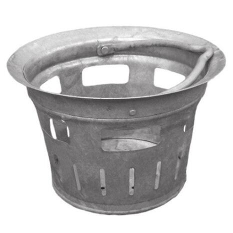 Kalový koš nízký UB1 pro uliční vpusť - Koš kalový koš malý žárově pozinkovaný, nízký UB 1