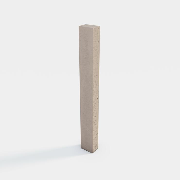 Betonová palisáda obdélníková HLADKÁ - PAL 12/8/100 H bez