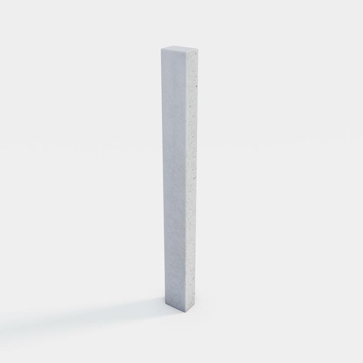 Betonová palisáda obdélníková HLADKÁ - PAL 12/8/120 H nat