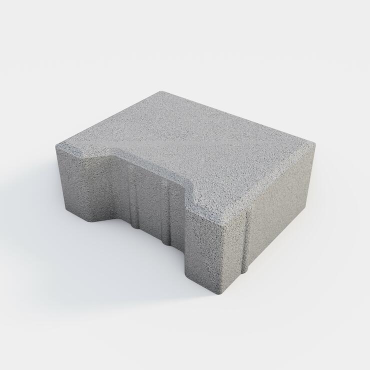 Betonová zámková dlažba RYOLIT® - RYOLIT 20/16/8 II nat okrajová