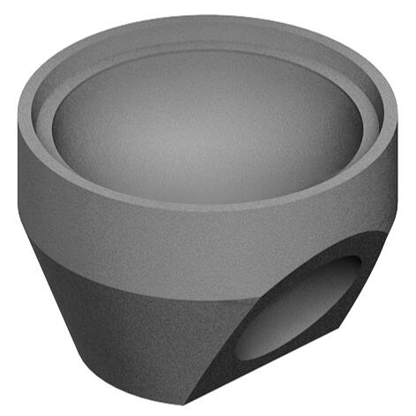 Spodní dílec s odtokem pro uliční vpusť 450 - TBV-Q 45/25 KO 20 PVC