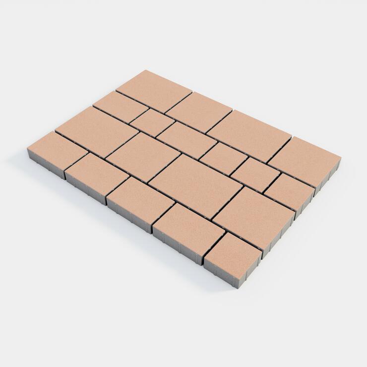 Betonová dlažba VERDELIT® - VERDELIT 6 II oranž LUX