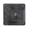 Poklop kompozitní čtvercový SMC 600x600 mm B125 uzamykatelný - Poklop kompozitní čtvercový SMC 600x600mm B125 uzamykatelný - 