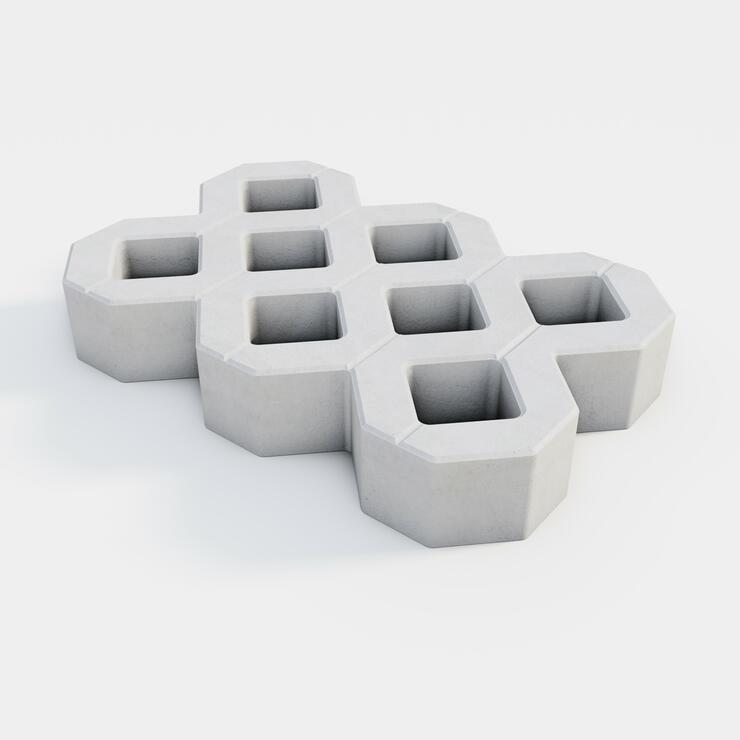 Betonová zatravňovací dlažba ANDEZIT® - ANDEZIT 60/40/10 II nat