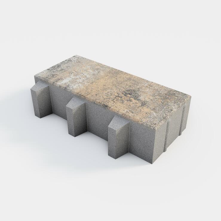 Betonová vsakovací dlažba DRENA® - DRENA 30/16/8 II mel LANZAROTE