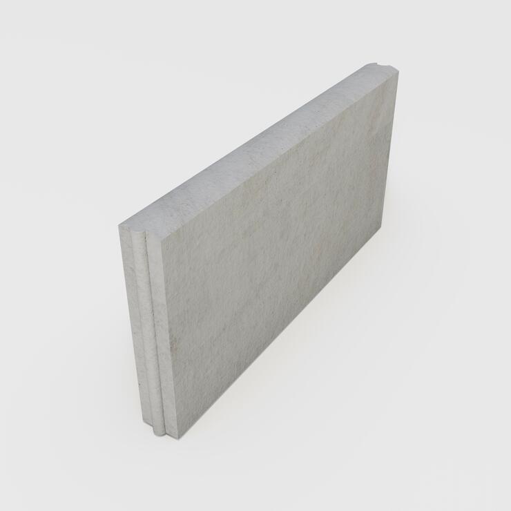 Betonový zahradní obrubník - ABO 50/5/25 II nat