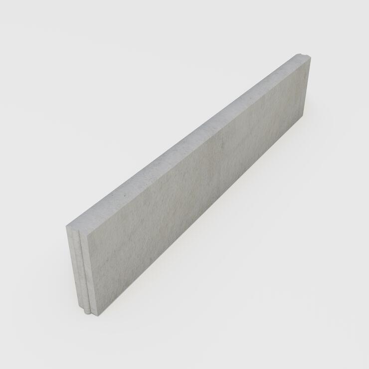 Betonový zahradní obrubník - ABO 100/5/20 II nat