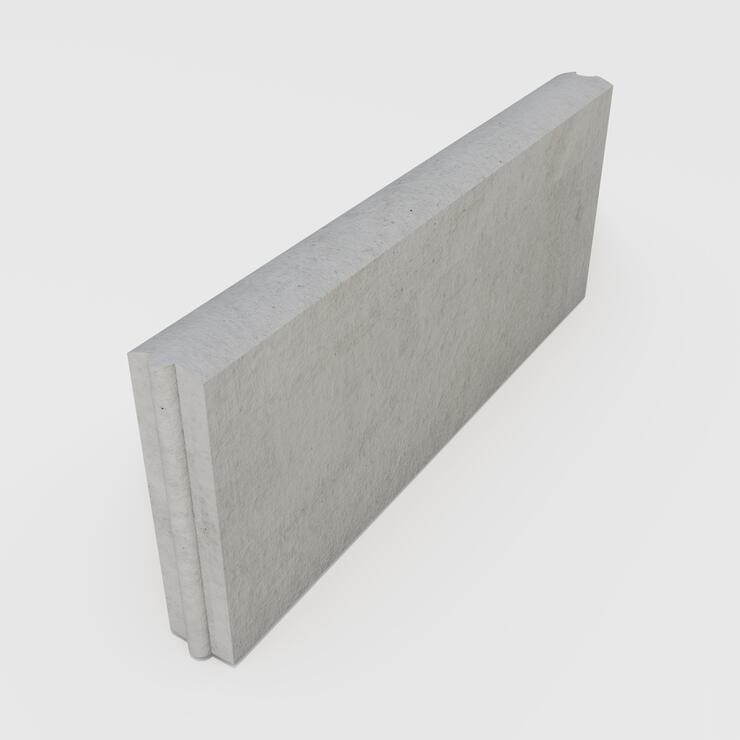 Betonový zahradní obrubník - ABO 50/5/20 II nat