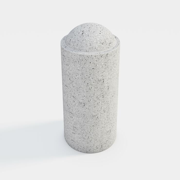 Městský mobiliář: Betonový patník VÁLEC - PAT 35/40/85 VA nat tryskaný