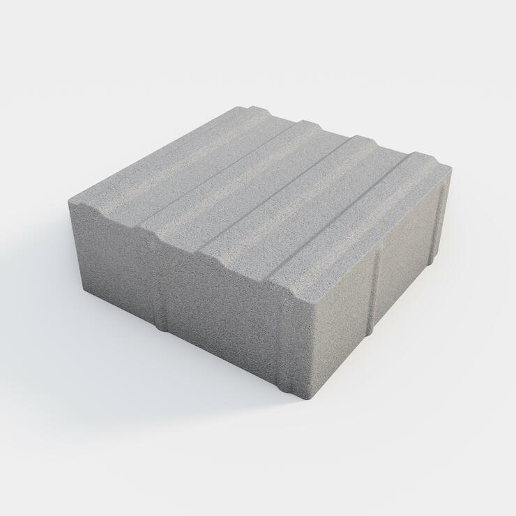Betonové dlažební kameny GRANIT® 20x20 - vodící linie - GRANIT 20/20/8 II nat vodící linie