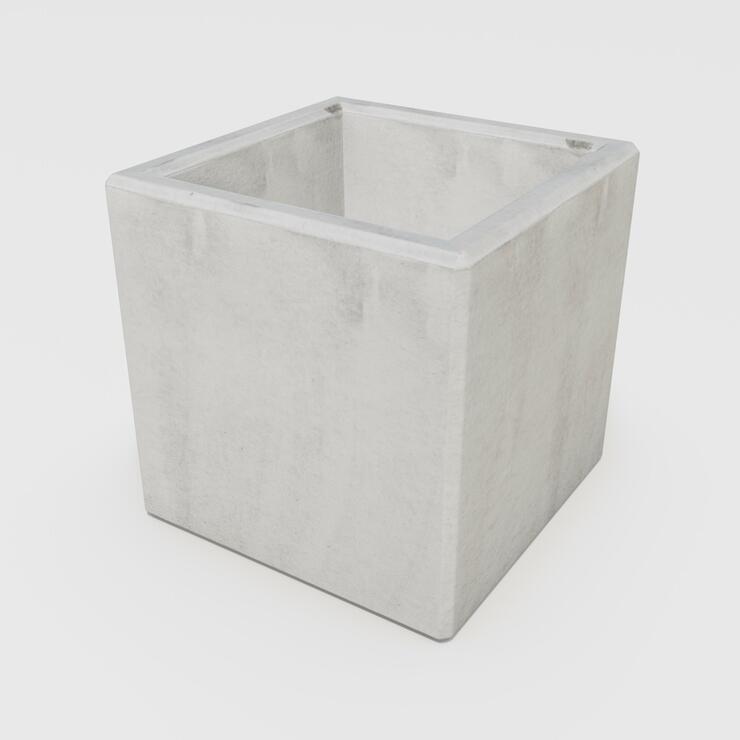 Betonový květináč Nela - BDA 40/40/40 Nela nat