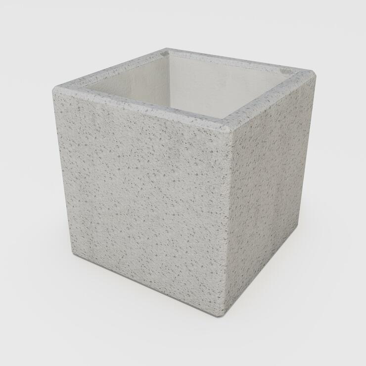 Betonový květináč Nela - BDA 40/40/40 Nela nat tryskaná