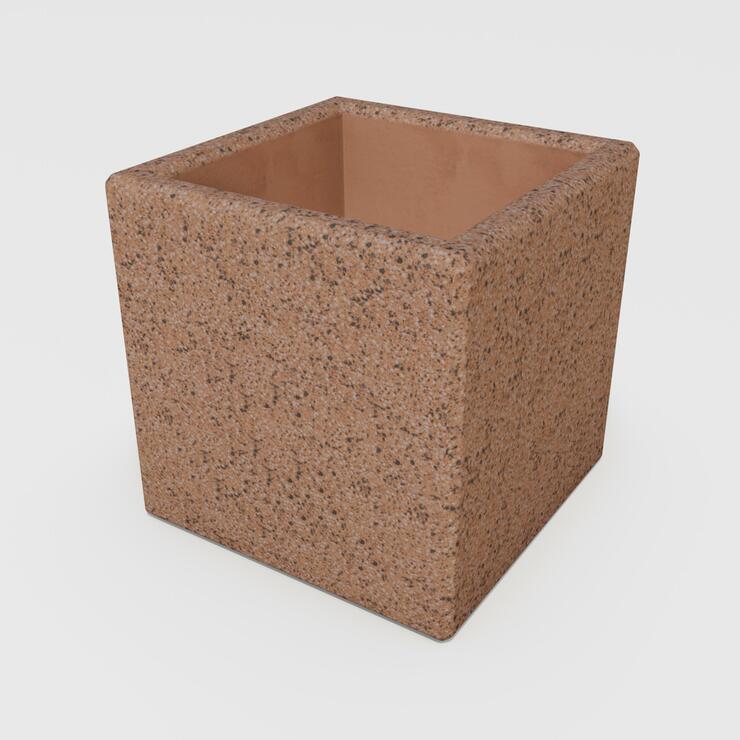 Betonový květináč Nela - BDA 40/40/40 Nela cer tryskaná