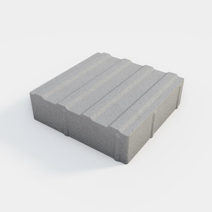 Betonové dlažební kameny GRANIT® 20x20 - vodící linie - GRANIT 20/20/6 II nat vodící linie
