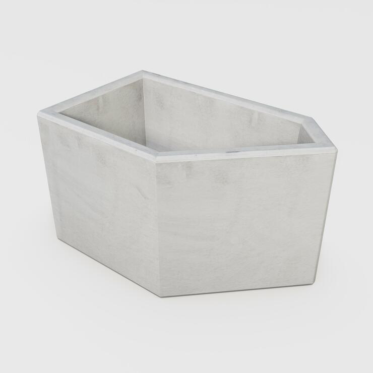 Betonový květináč Stela - BDA 68/40/40 Stela nat