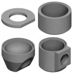 Dešťové vpusti DN 450, síla stěny 50 mm