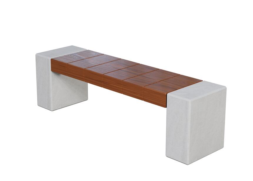 Městský mobiliář: Betonová lavička MIAKI - foto č.1