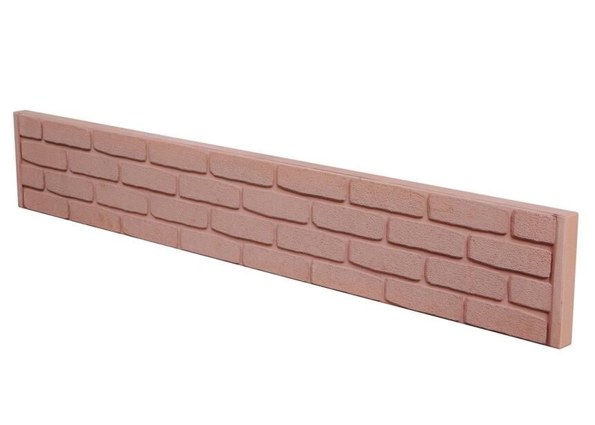 Betonová plotová deska: jednostranný reliéf CIHLA RELIÉFNÍ - foto č.1