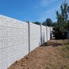 Betonový plot DEKOR jednostranný reliéf HAKLÍK barva natural
