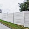 Betonový plot DEKOR jednostranný reliéf PRKNO, sloupky HLADKÉ barva natural - náhled č.11