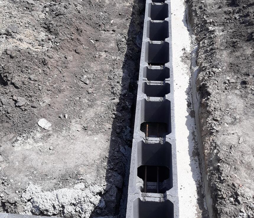 Betonové bednicí tvarovky