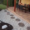 Betonový nášlap KRUH - DEKOR dřevo barva ebony - náhled č.4