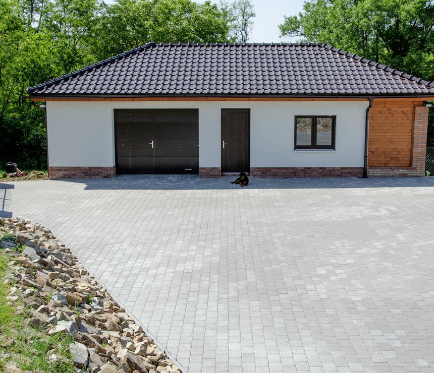 Betonová dlažba KRÉDO® barva natural