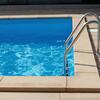 Betonový bazénový lem vnitřní barva béžová
