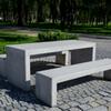 Betonová lavička PREFA LINIE, betonový stůl PREFA LINIE - náhled č.6