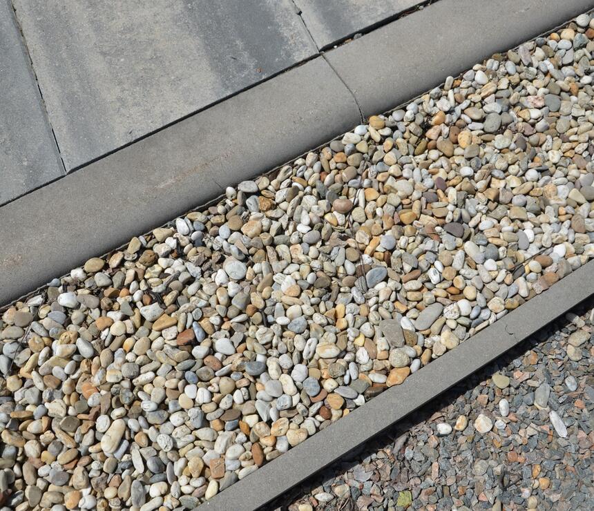 Plavený kačírek - okrasné kamenivo - foto č.2