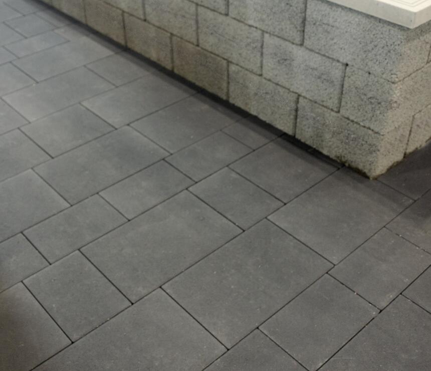 Betonová dlažba Moravský Granit barva černá - foto č.6