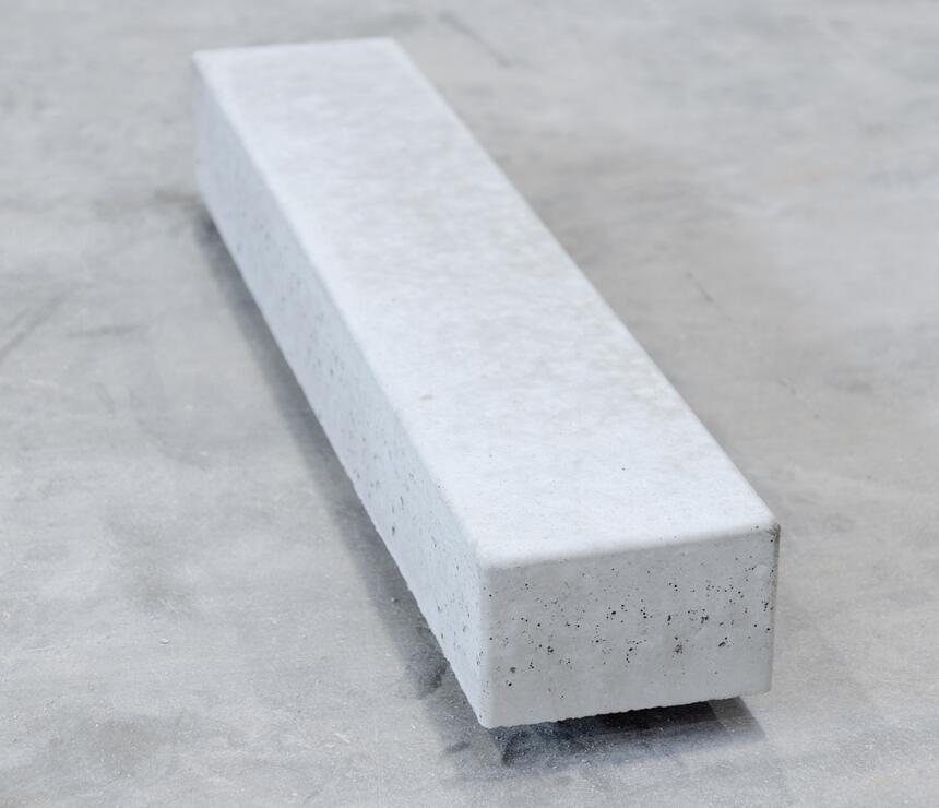Betonová palisáda obdélníková hladká, barva natural - foto č.2