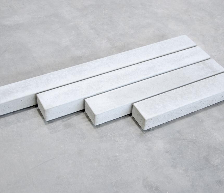 Betonové palisády obdélníkové hladké, barva natural - foto č.3